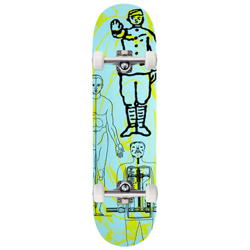 CCS Human Condition Skateboard Complete - Teal/Slime