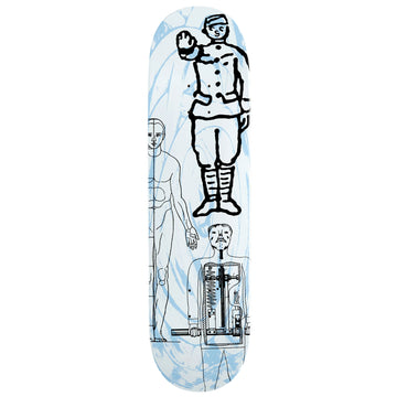 CCS Human Condition Skateboard Deck - White/Blue - 8.00