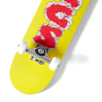 CCS Furry Letters Mini Skateboard Complete - Yellow