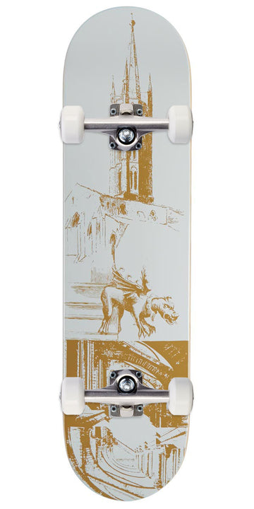 CCS Cathedral Skateboard Complete - White - 7.50