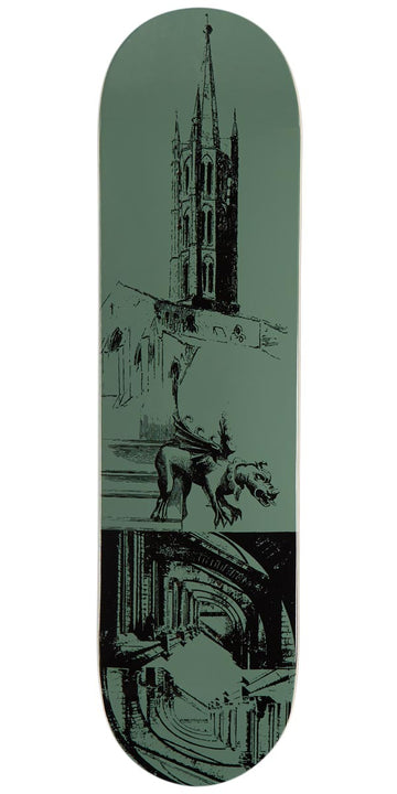 CCS Cathedral Skateboard Deck - Olive - 8.25