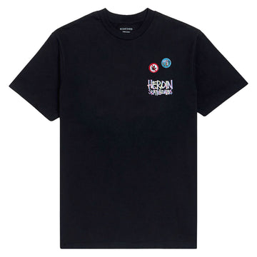 CCS Live x Heroin 420 Egg T-Shirt - Black