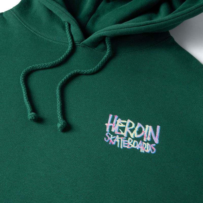 CCS Live x Heroin 420 Egg Hoodie - Green