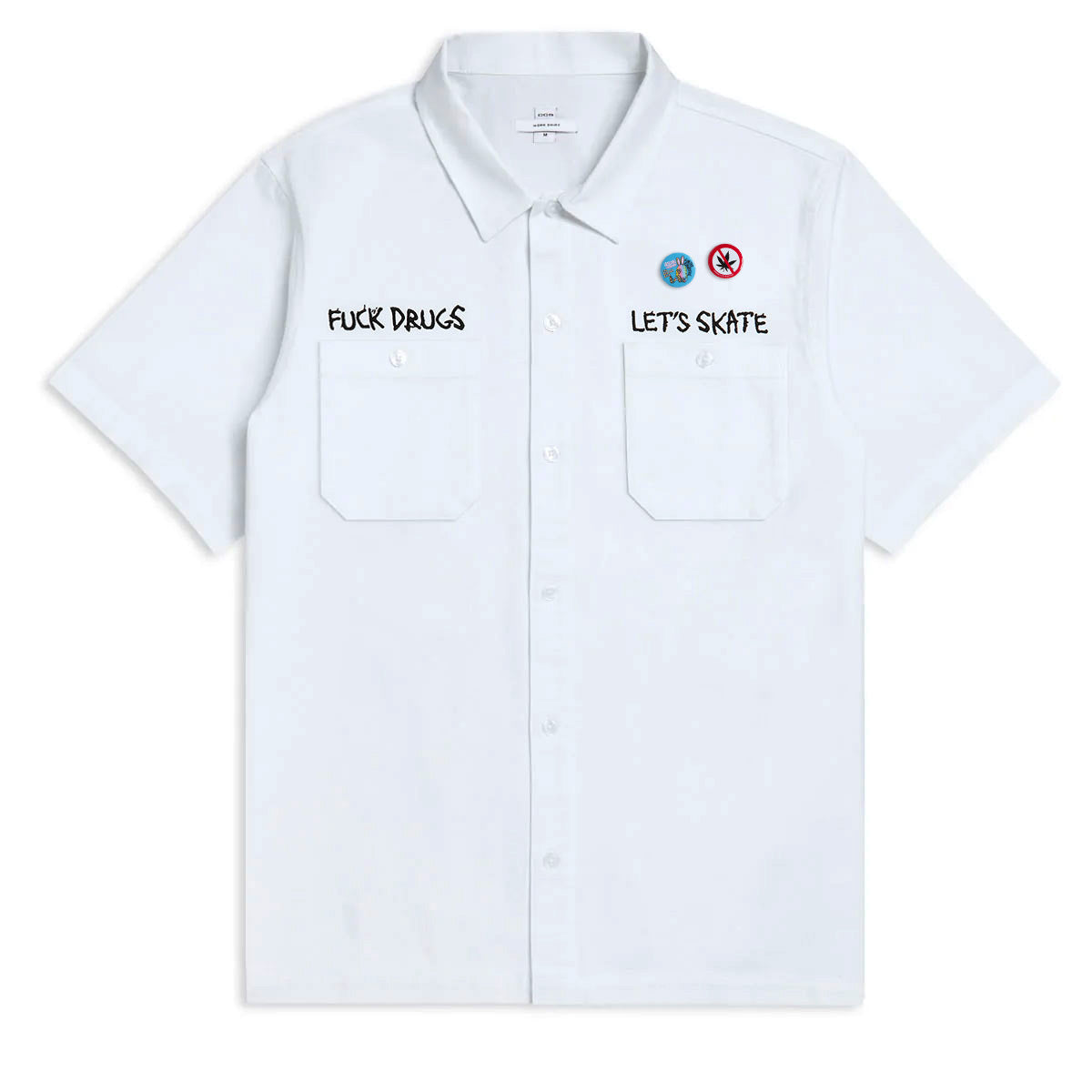 CCS Live x Heroin 420 Work Shirt - White
