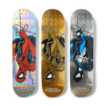 HUF x Spiderman 321 Blind Bag Skateboard Deck - Multi - 8.25