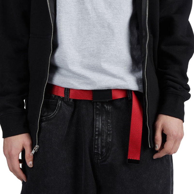 CCS Black Kickflip Buckle Belt - Red