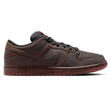 Nike SB Krampus Dunk Low Pro Premium Shoes - Dark Smoke Grey/Campfire Orange/Black