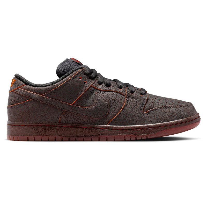 Nike SB Krampus Dunk Low Pro Premium Shoes - Dark Smoke Grey/Campfire Orange/Black