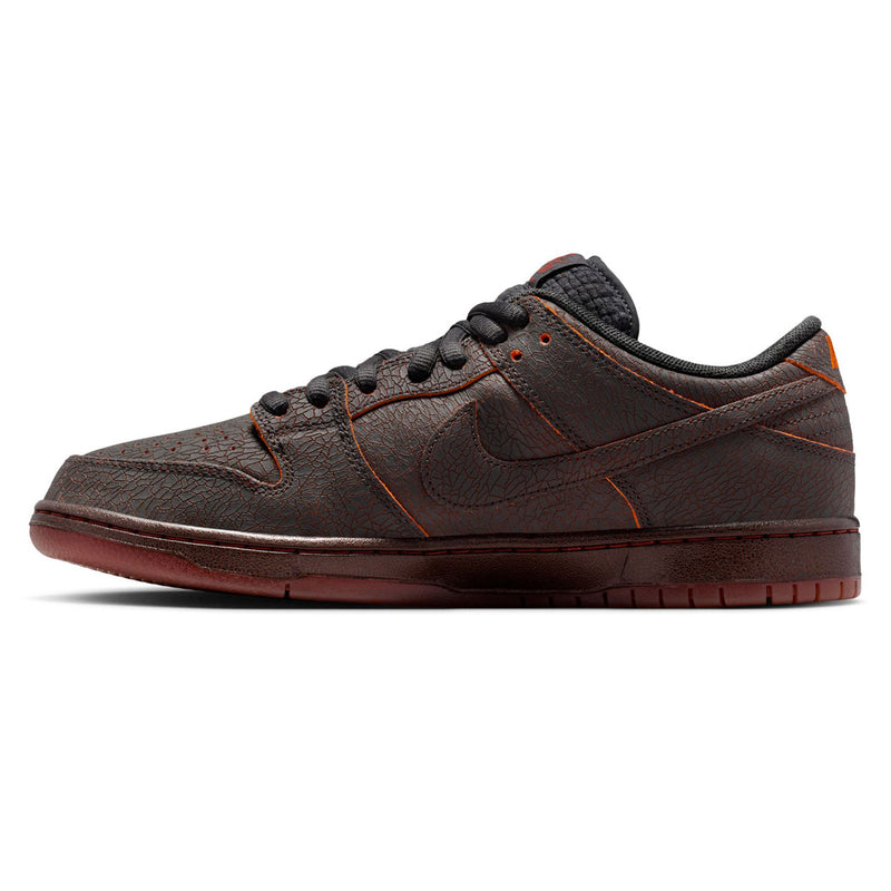 Nike SB Krampus Dunk Low Pro Premium Shoes - Dark Smoke Grey/Campfire Orange/Black