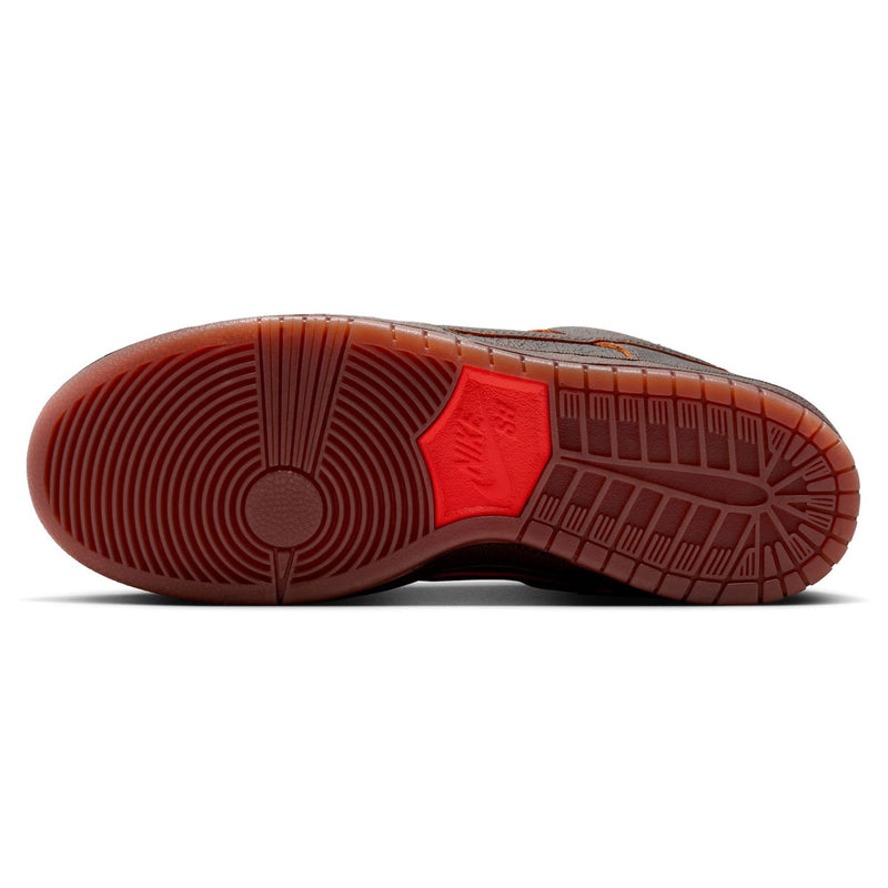 Nike SB Krampus Dunk Low Pro Premium Shoes - Dark Smoke Grey/Campfire Orange/Black