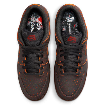 Nike SB Krampus Dunk Low Pro Premium Shoes - Dark Smoke Grey/Campfire Orange/Black