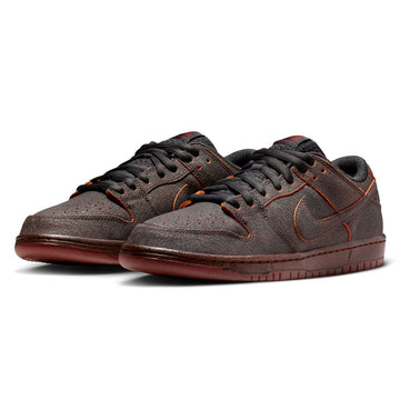 Nike SB Krampus Dunk Low Pro Premium Shoes - Dark Smoke Grey/Campfire Orange/Black