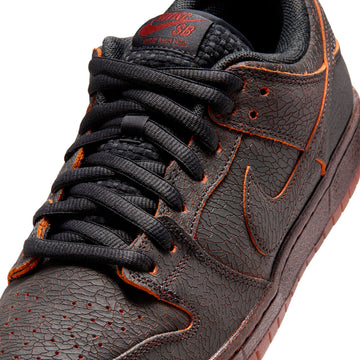 Nike SB Krampus Dunk Low Pro Premium Shoes - Dark Smoke Grey/Campfire Orange/Black