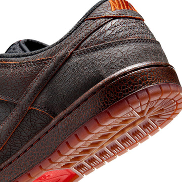 Nike SB Krampus Dunk Low Pro Premium Shoes - Dark Smoke Grey/Campfire Orange/Black