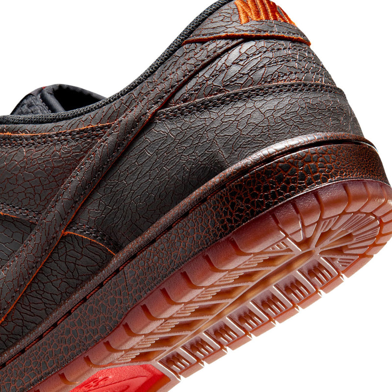 Nike SB Krampus Dunk Low Pro Premium Shoes - Dark Smoke Grey/Campfire Orange/Black