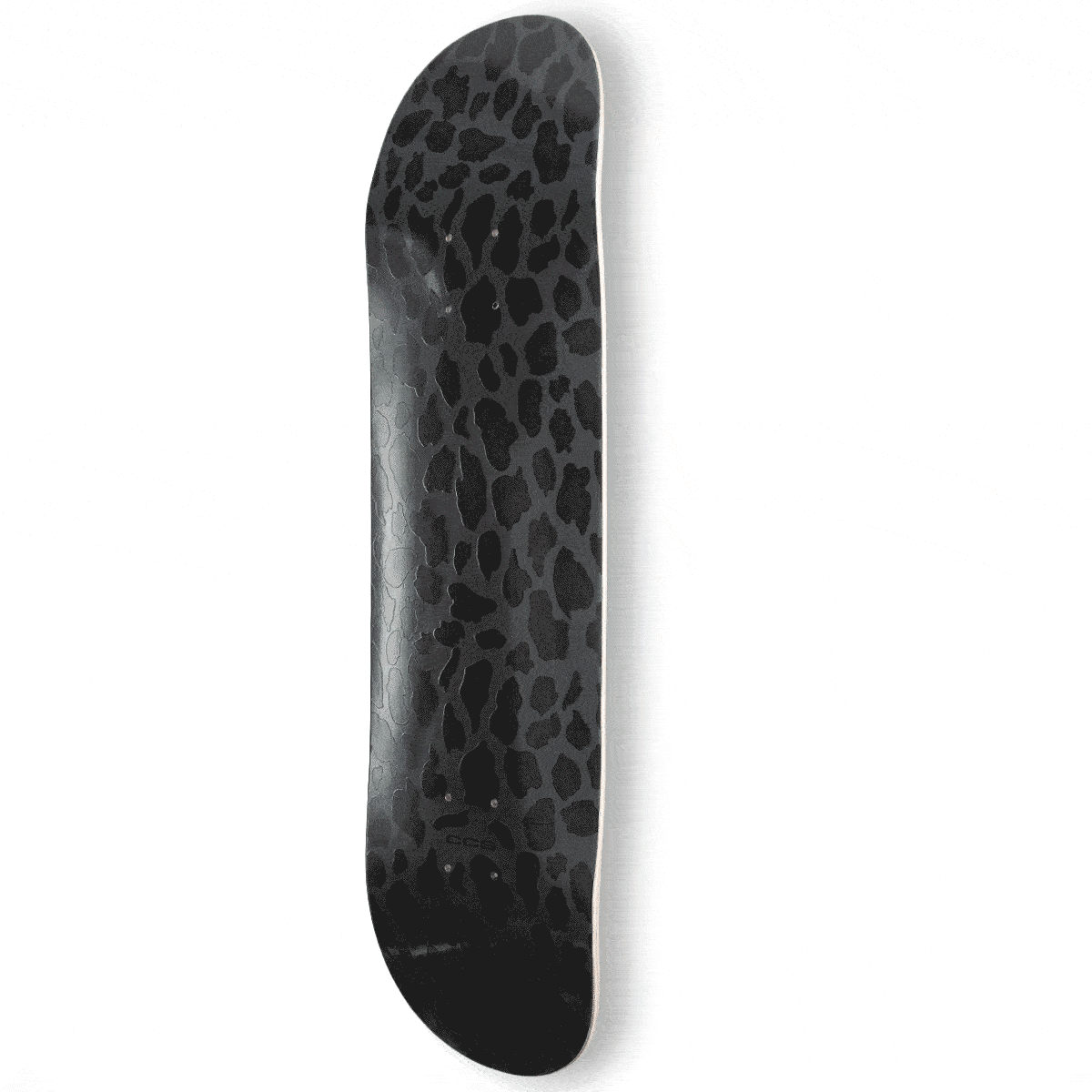 CCS Leopard Embossed Skateboard Deck - Charcoal image 1