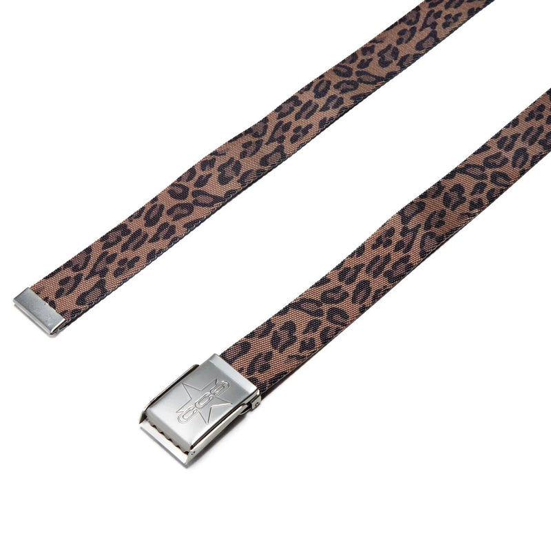 CCS Silver 97 Star Web Belt - Leopard