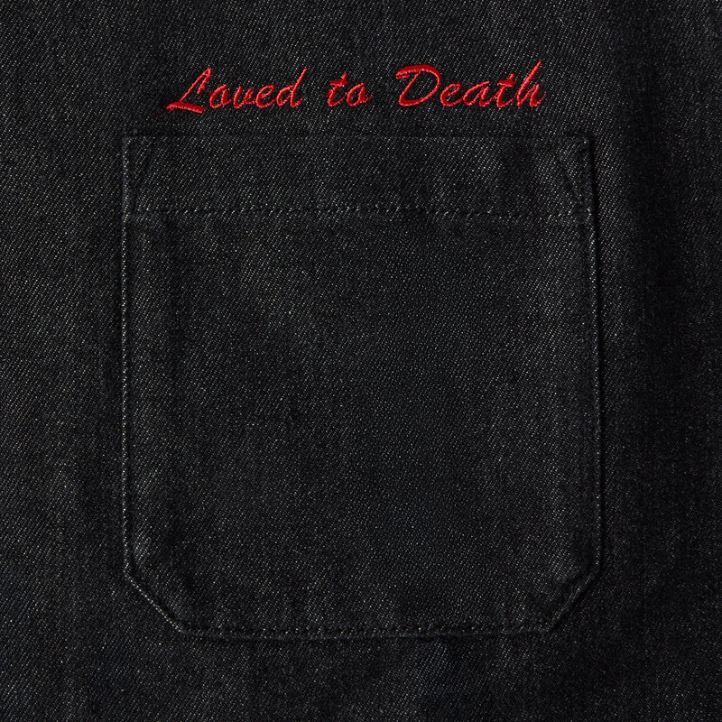 CCS Loved To Death Denim Shirt - Black