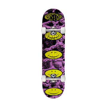 CCS Smile Decay Mini Skateboard Complete - Purple - 7.00