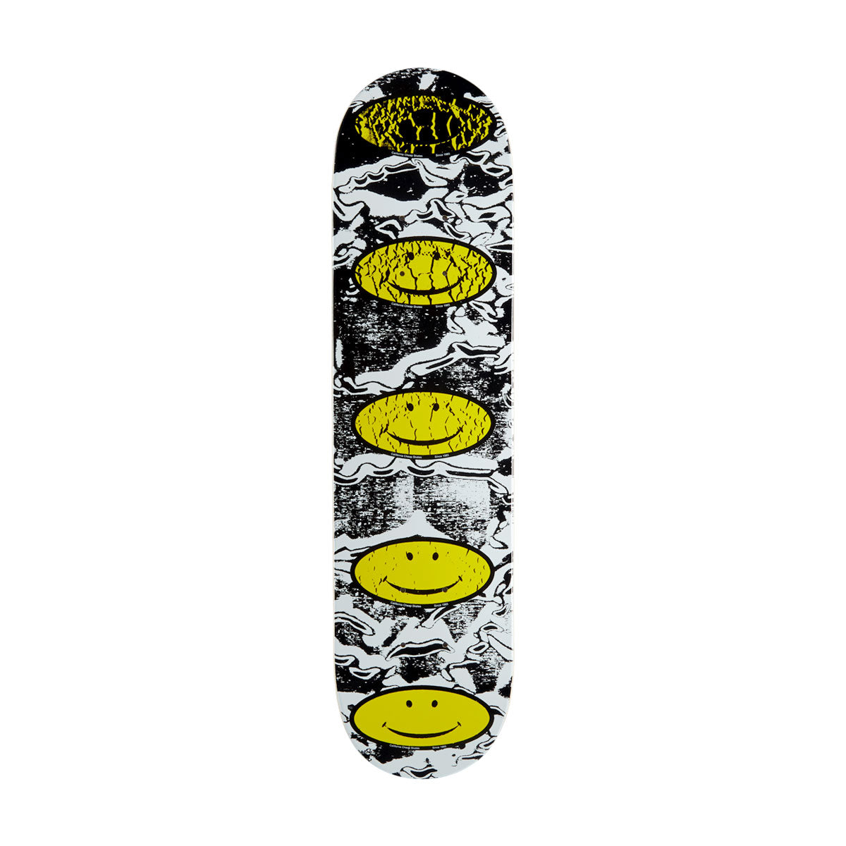 CCS Smile Decay Mini Skateboard Deck - Black image 1