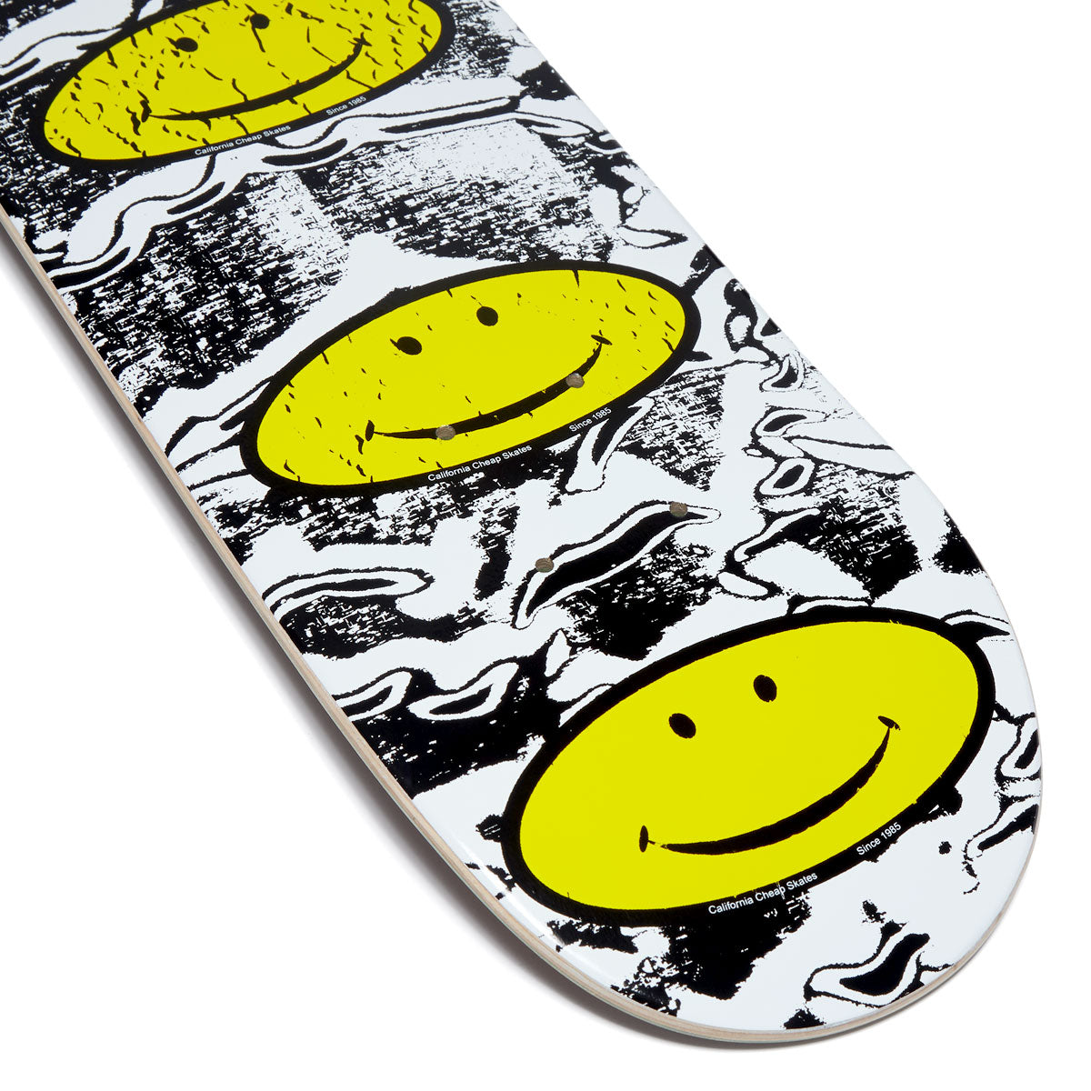 CCS Smile Decay Mini Skateboard Deck - Black image 4