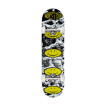 CCS Smile Decay Mini Skateboard Complete - Black - 7.25