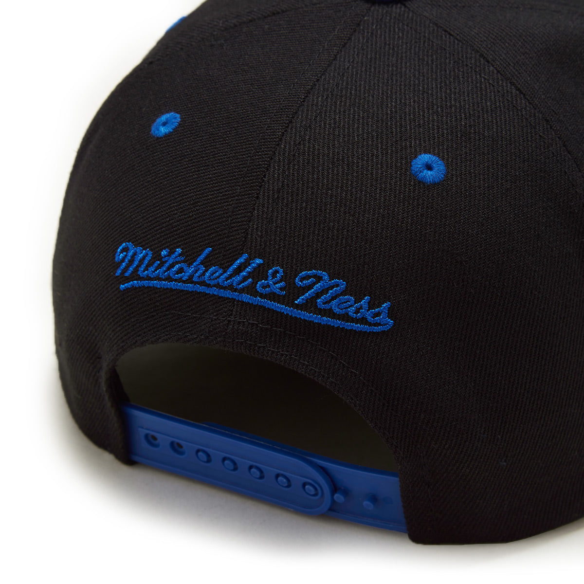 CCS x Mitchell & Ness Hoops Hat - Black/Royal image 5