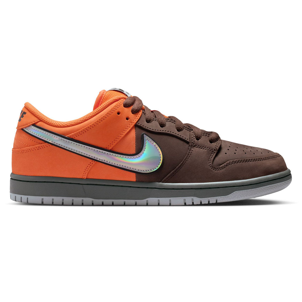 Nike SB Muni Fast Pass Dunk Low Pro Shoes - Safety Orange/Wolf