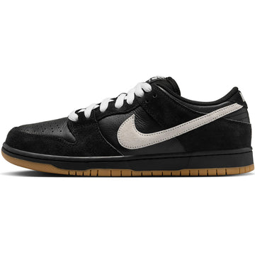 Nike SB Dunk Low Pro Shoes - Black/White/Black/Gum/Light Brown