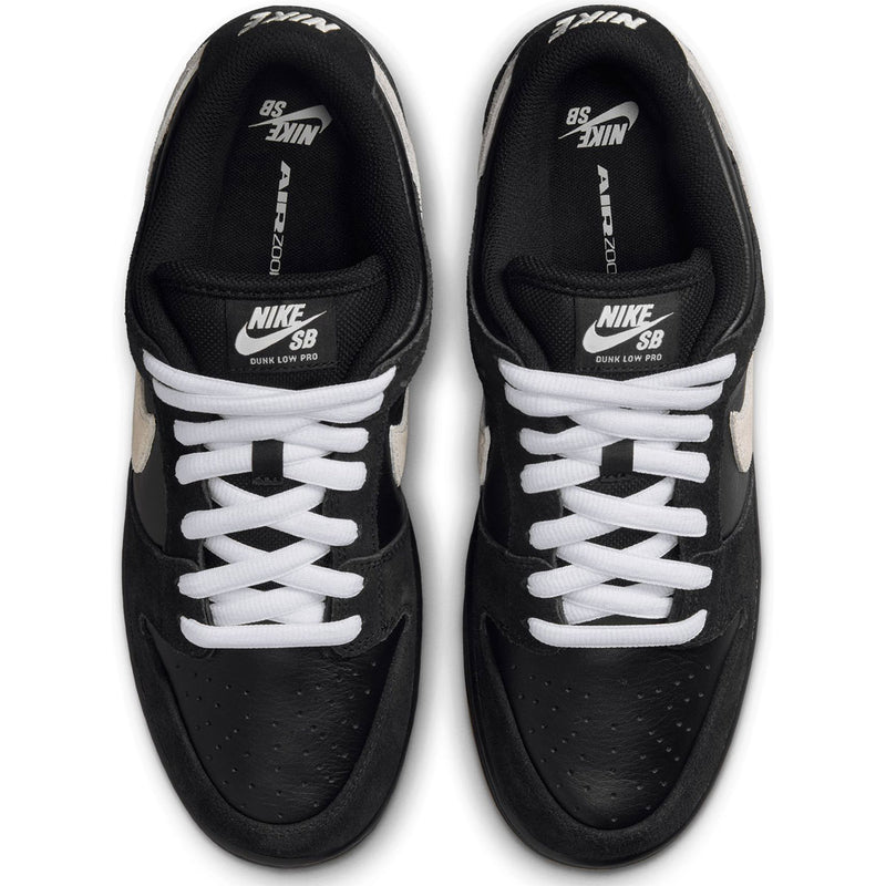 Nike SB Dunk Low Pro Shoes - Black/White/Black/Gum/Light Brown