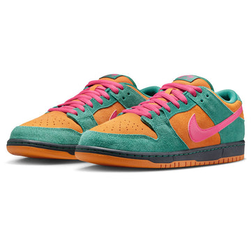 Nike SB Dunk Low Pro Shoes - Green Noise/Watermelon/Light Curry