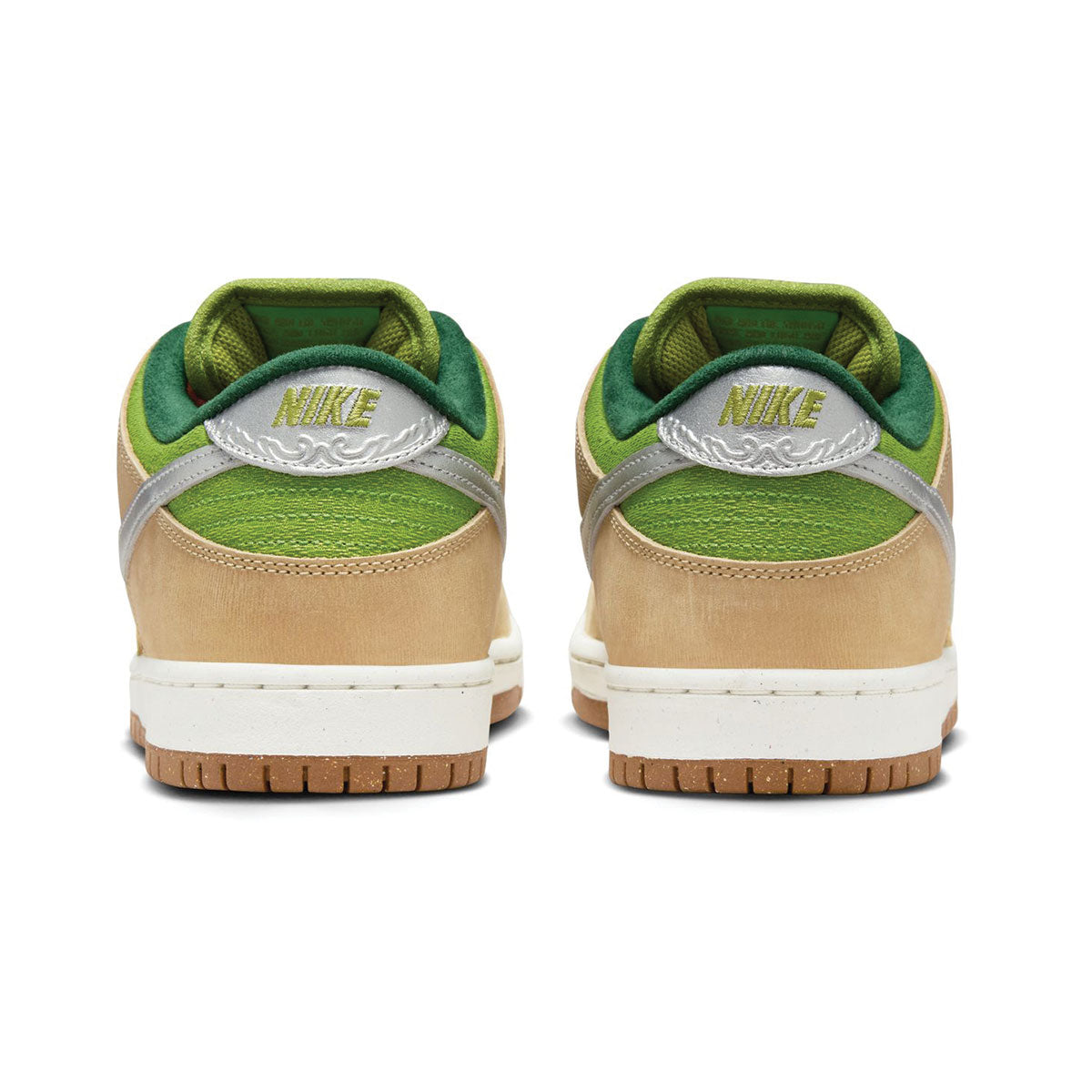 Nike SB Dunk Low Pro WC Shoes - Sesame/Metallic Silver/Pear/Fir image 4