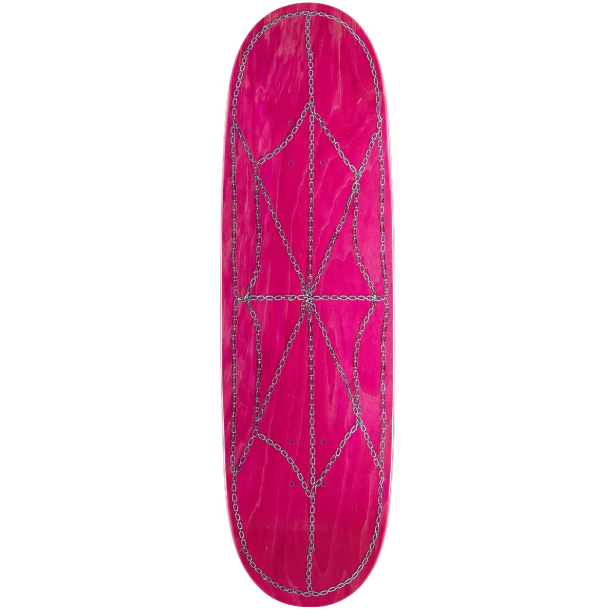 CCS Chain Web Egg1 Shaped Skateboard Deck - Pink - 9.00
