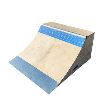 OC Ramps Blue Tile Quarterpipe by Brad McClain