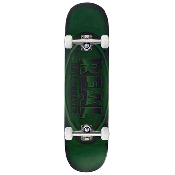 Real DBX Oval Team Skateboard Complete - Green - 8.50