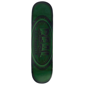 Real DBX Oval Team Skateboard Deck - Green - 8.50