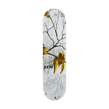 CCS x Realtree Logo Mini Skateboard Deck - Snow - 7.00