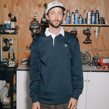 CCS Cheap Skates Icon Rugby Shirt - Navy/White