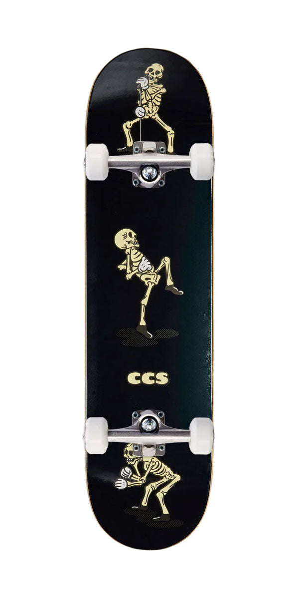 CCS Vine Skeleton Mini Skateboard Complete - Black image 1