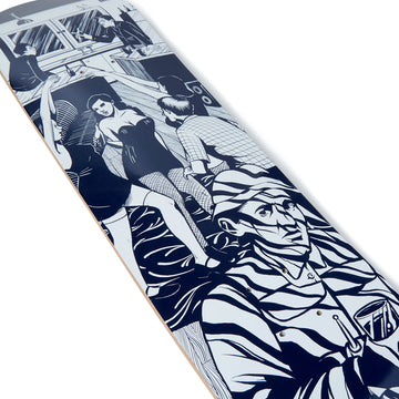 CCS Social Camouflage Party Skateboard Deck - Blue