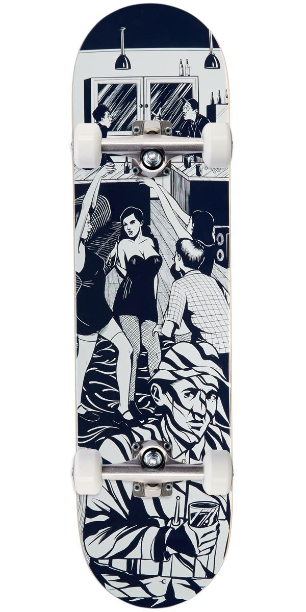 CCS Social Camouflage Party Skateboard Complete - Blue - 8.125