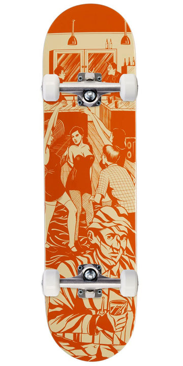 CCS Social Camouflage Party Skateboard Complete - Orange - 8.50
