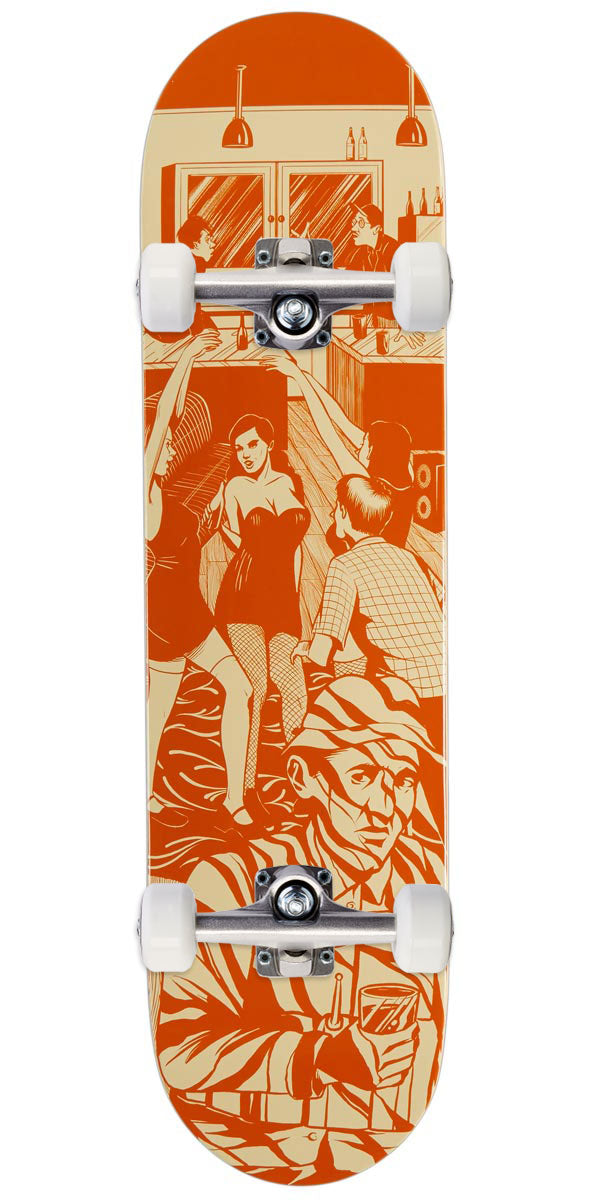 CCS Social Camouflage Party Skateboard Complete - Orange - 8.25