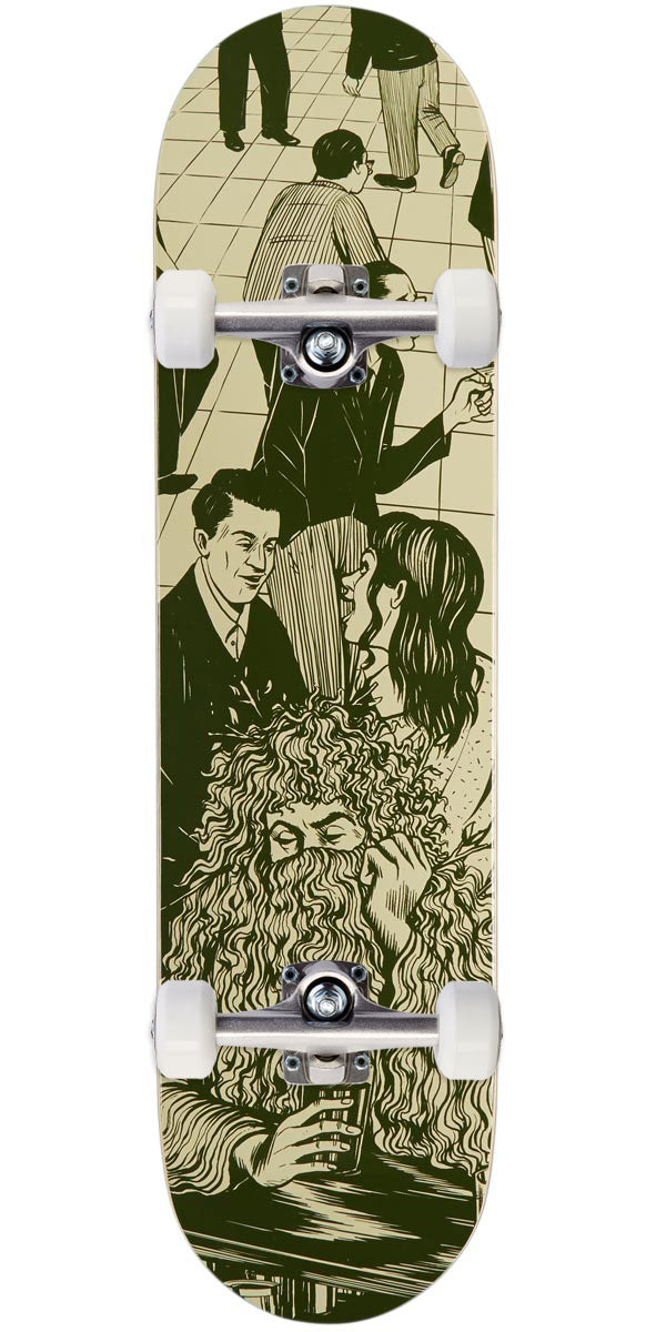 CCS Social Camouflage Bar Skateboard Complete - Green - 8.50