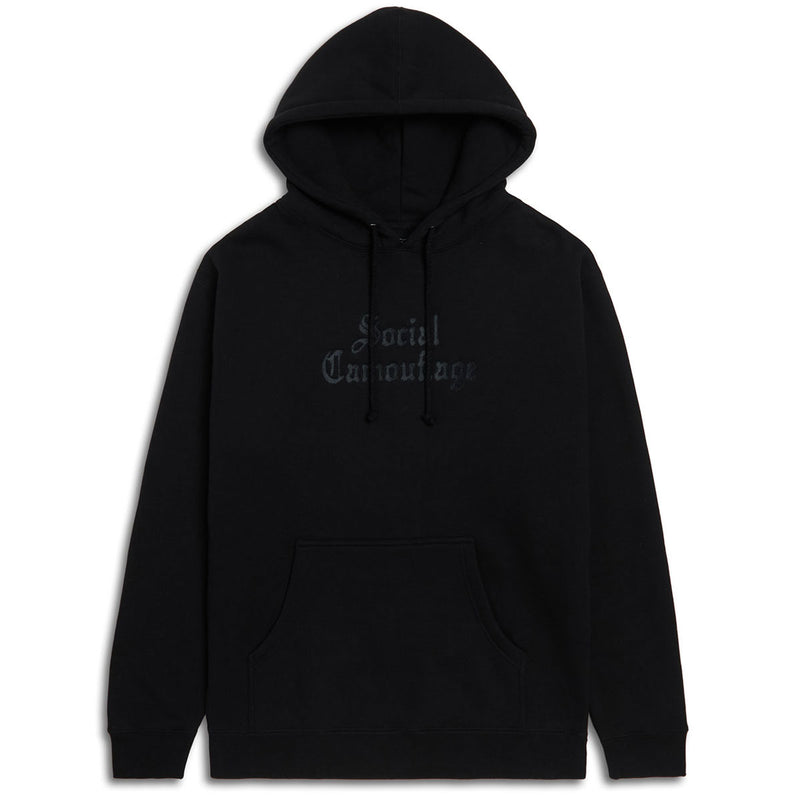 CCS Social Camouflage Embroidered Hoodie - Black