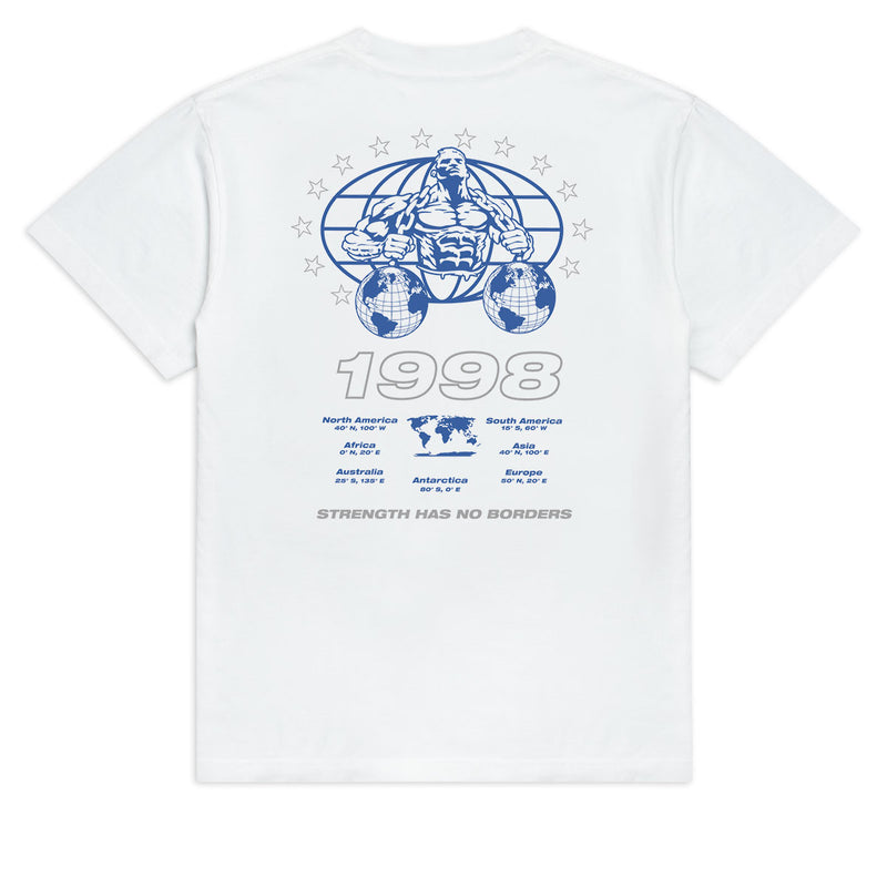 CCS Bootleg Continental Competition of Strength T-Shirt - White - SM