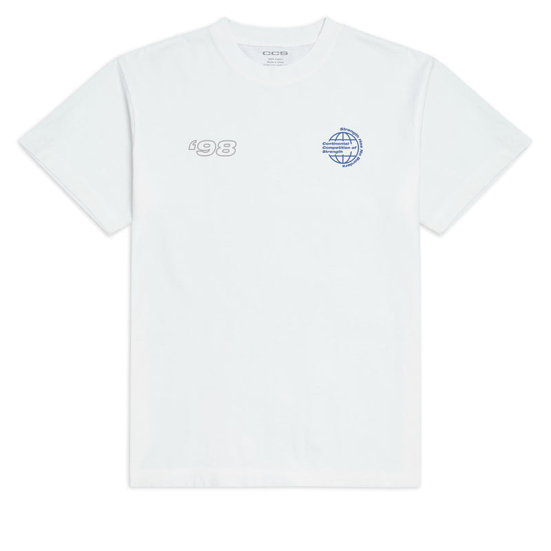CCS Bootleg Continental Competition of Strength T-Shirt - White