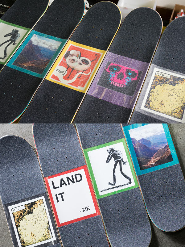 Hockey Paper Cover Diego Todd Skateboard Deck - 8.25