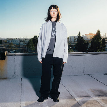 CCS Wide Leg Chino Pants - Black