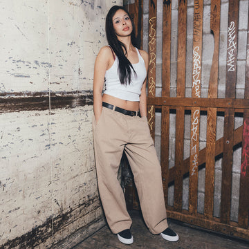 CCS Wide Leg Chino Pants - Khaki